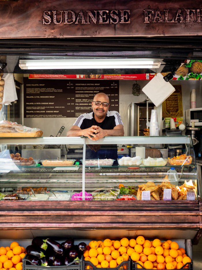 Enjoy Falafel and Shawarma at Cafe 3000, Shepherd’s Bush Market, West London